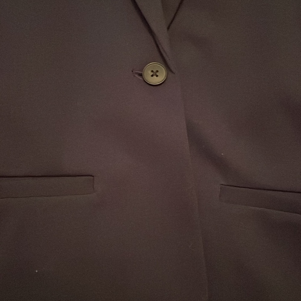 Fully Lined Gap Navy 1 Button/2 Pockets Jacket - image 3